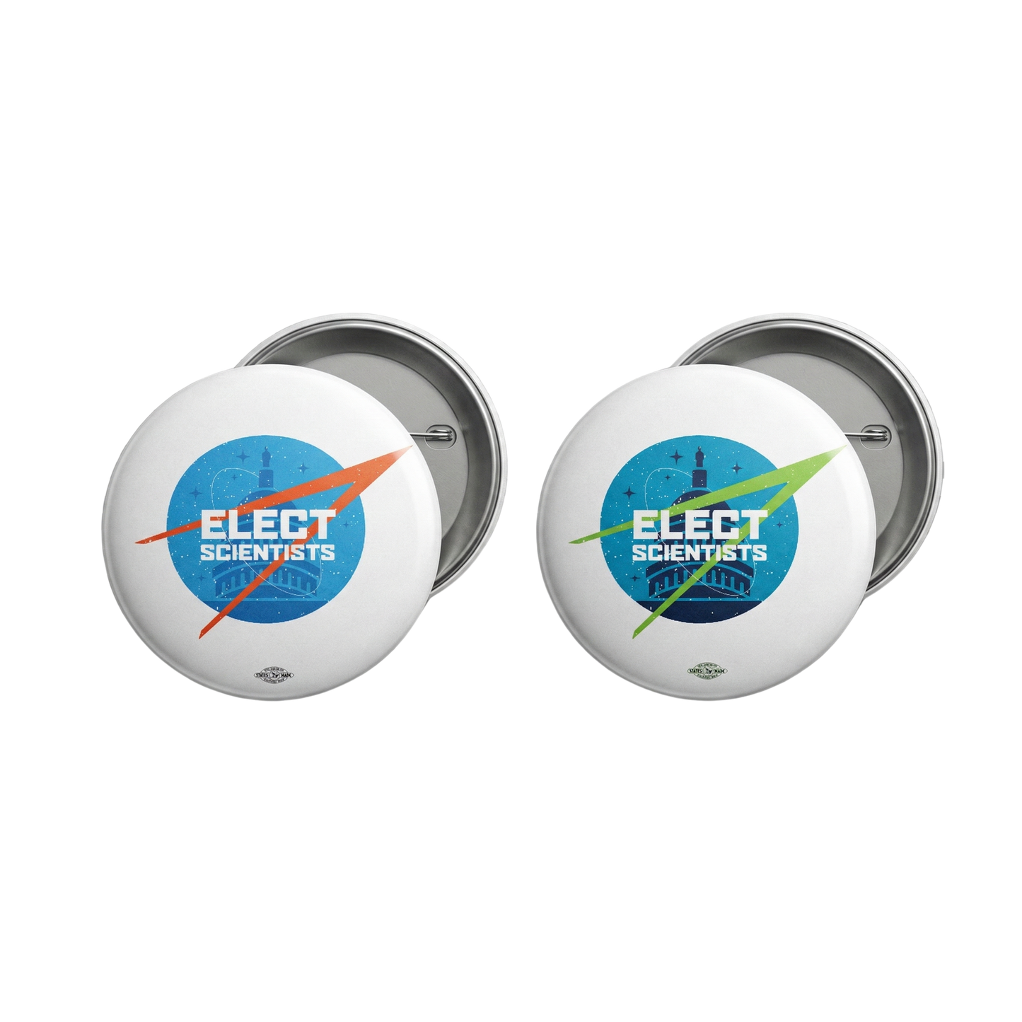 Elect Scientists Button 2 Pack