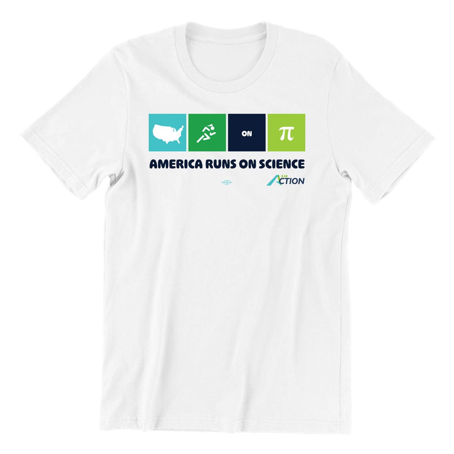 America Runs On Science Short Sleeve Tee